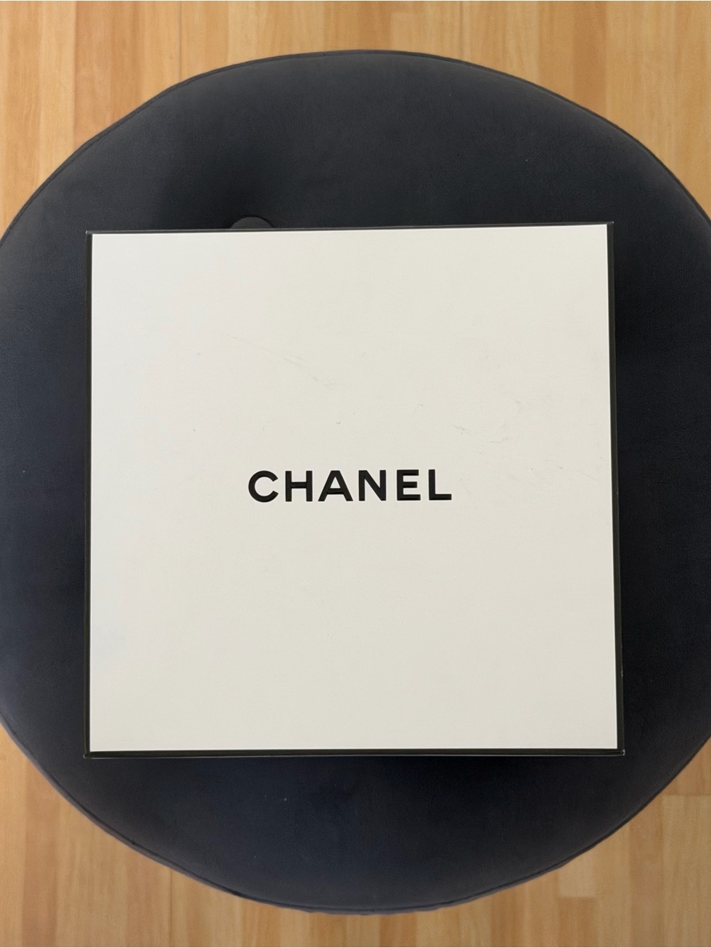 Authentic Chanel Large White Gift Box with Original Tissue
